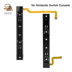 Right and Left Slide Rail with Flex Cable Fix Part for Nintendo Switch Console NS Rebuild Track Original Repair Part Accessories