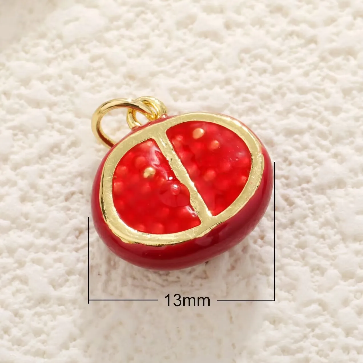 10Pcs Fashion Multi fruits pendant for necklace cute strawberry avocado pineapple cz charm pendants for jewelry making as gift