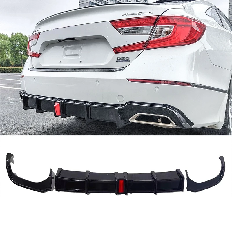 

Bumper Diffuser Lip Spoiler Refit For Honda Accord 10th Generation 2018-2022 Restoration Rear Surround Rear Lip Trim Strip