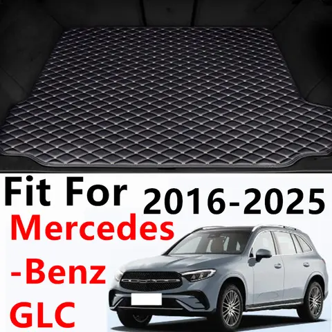 메르세데스-벤츠 GLC 2025 2024 2023 2022-2016용 리어 카고 라이너 트렁크 매트 커버 인테리어 액세서리 테일 부트 러기지 패드
