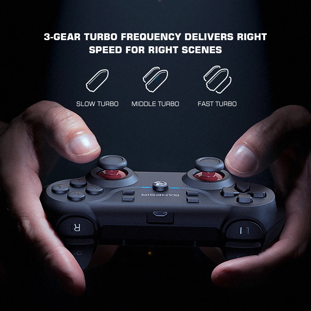 GameSir T3 T3S Wireless Gamepad Game Controller PC Joystick for Android TV Box Computer Laptop Windows 7 10 11