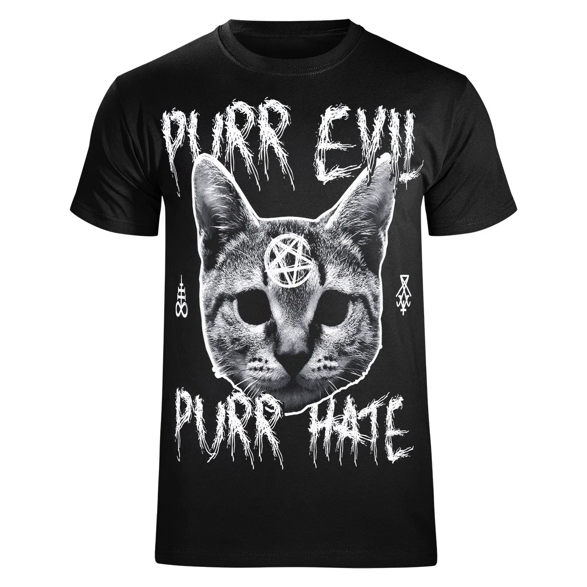 NUN CAT 2 Dark Art Style Summer Casual T-Shirt Men's and Women's Luxury Brand Top 2026 New Logo Art