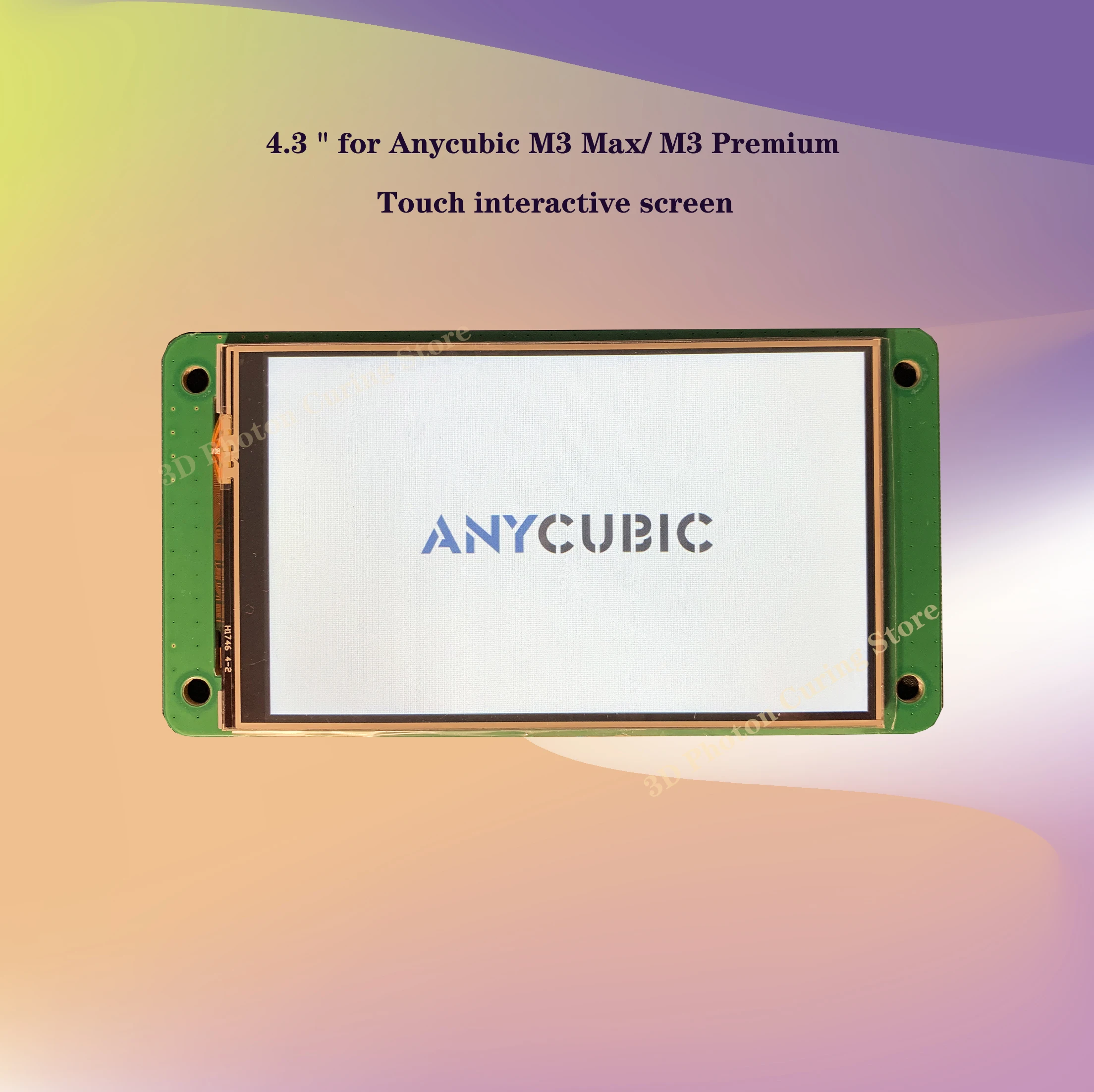 

4.3＂touch interactive ips screen for Anycubic M3 Max/ M3 Premium 3d printer lcd 4.3-inch display components and accessories