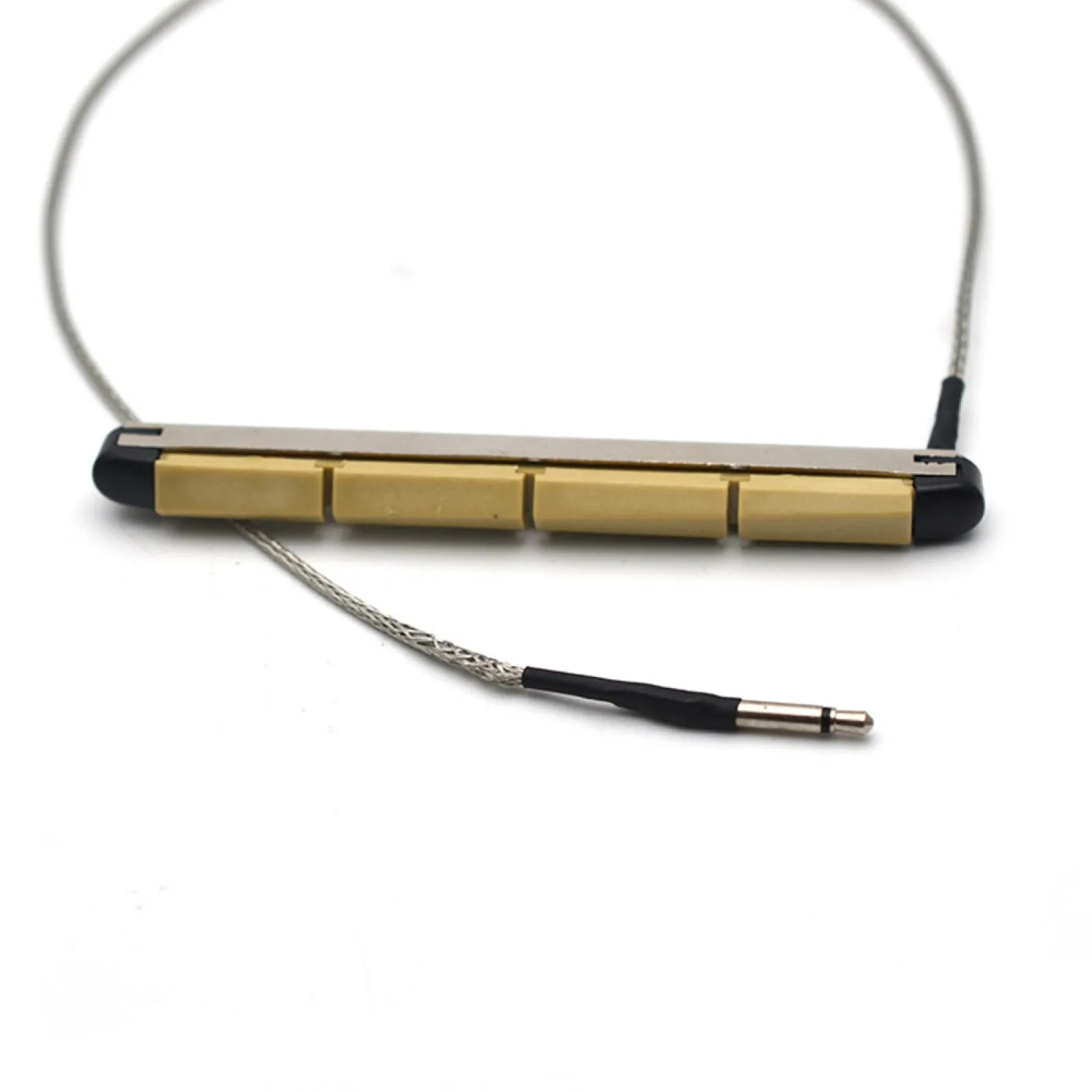 سهلة التجميع 2.5 مللي متر جاك 4 سلسلة الصوتية الشعبية باس الغيتار محول شريط كهرضغطية تحت السرج بيزو لاقط #6