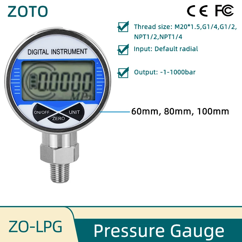 Digital Pressure Ga… - image