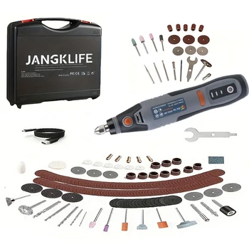 21000 rpm USB draadloze roterende tool Dremel miniboor graveerpen elektrische USB mini draadloze boormachine met accessoires DIY-set