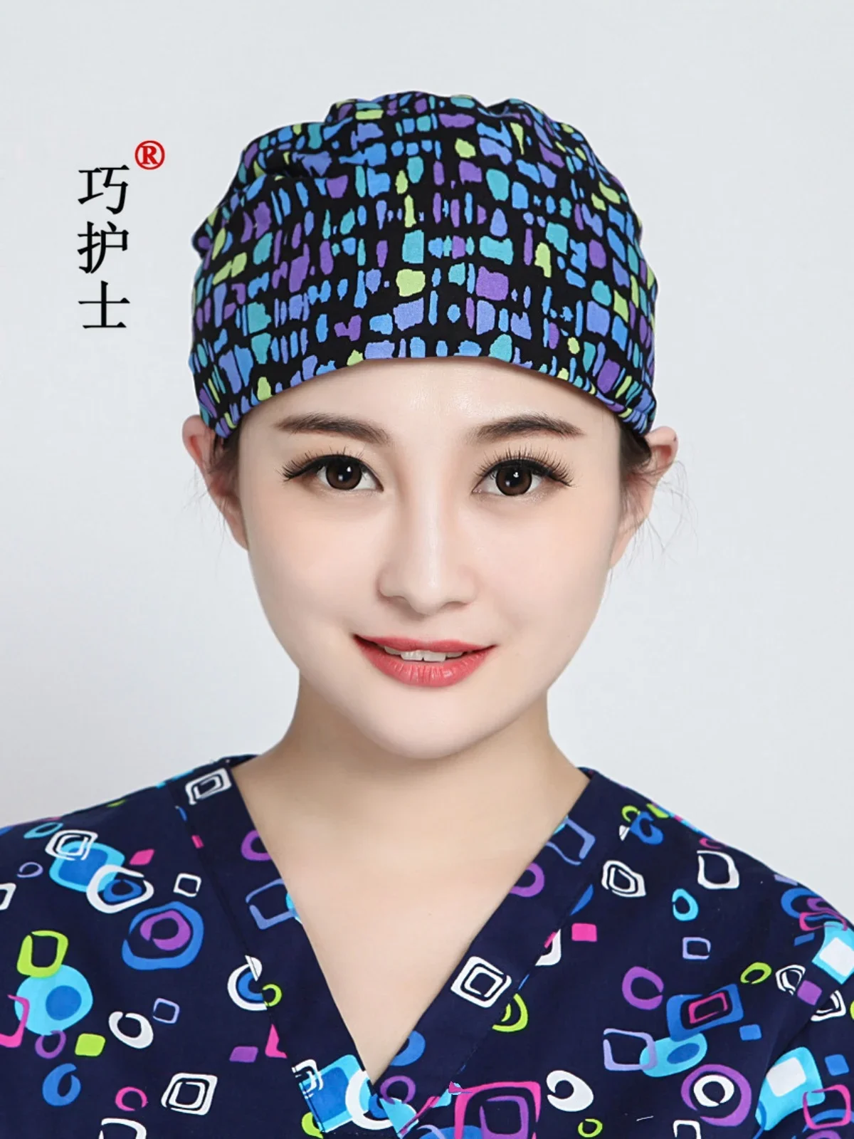 Small stone lace-up gourd hat Thin male and female doctors Nurses Surgery Hygiene Dust-proof work