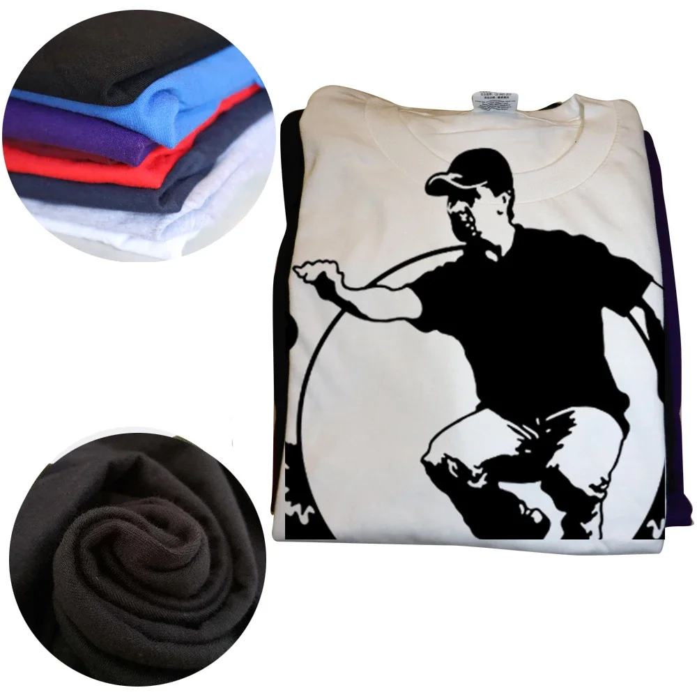 Petanque الكرة لاعب تي شيرت الرجال شخصية تي شيرت اليورو حجم الأصلي هدية مريحة الصيف عادي التي شيرت