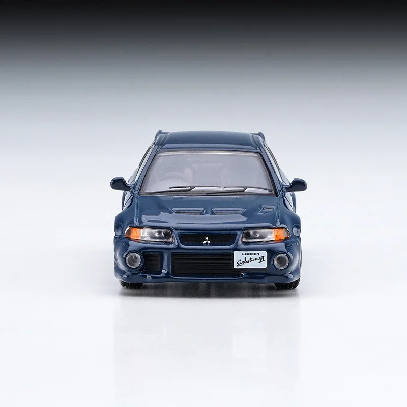 1:64 Mitsubishi Lancer EVO6-generation JDM Alloy Simulation Small-scale EVO 6 Car Model Miniature Toy Ornaments Gifts