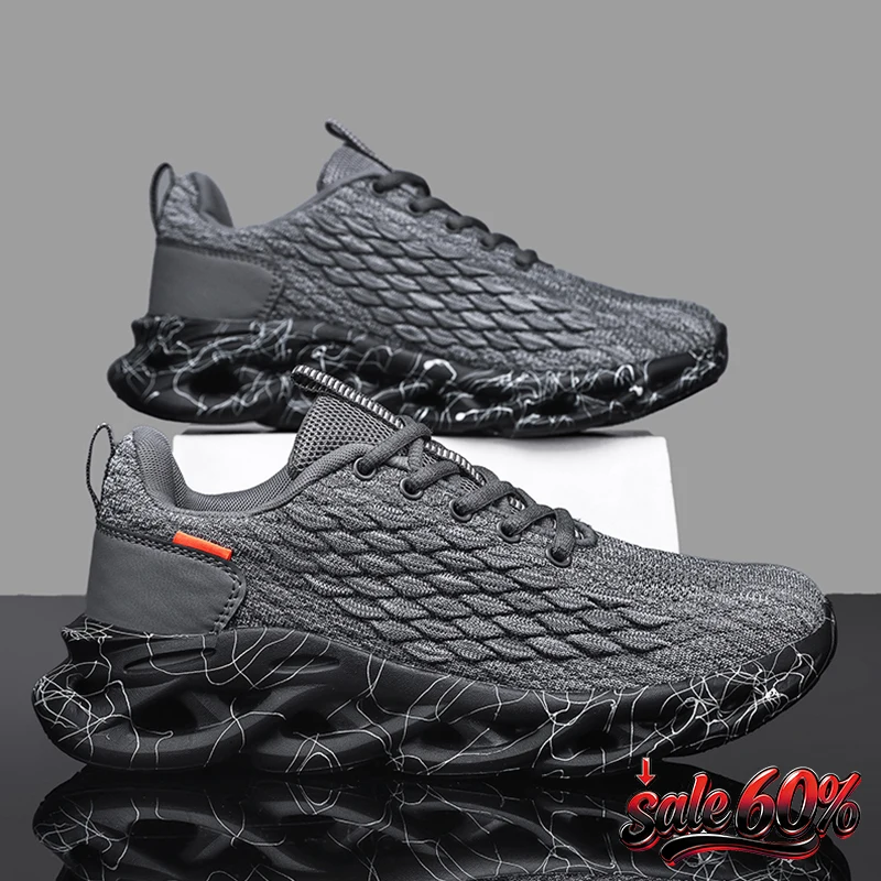 

Мужские дышащие кроссовки для бега, легкие нескользящие спортивные кроссовки для тренажерного зала, прогулок, бега, спортивные кроссовки на все сезоны