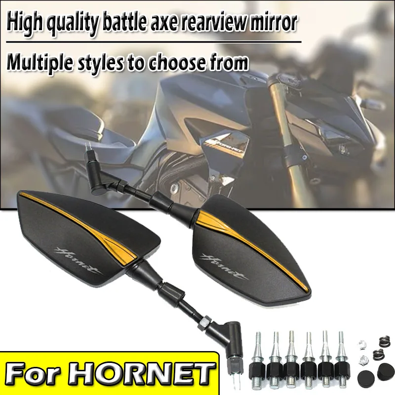 Nuovo di Alta Qualità Universale Del Motociclo Tomahawk Specchietto retrovisore Per CB600F CB650F CB900 CB599 CB600 CB1000SP CB250 Hornet 8/10mm