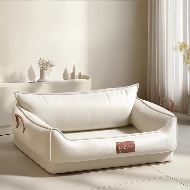 #Medium and Large Dog Kennel Winter Warmth Dog Mattress for Lying and Sleeping Pet Sofa with High Elasticity Latex Cat Dog Bed