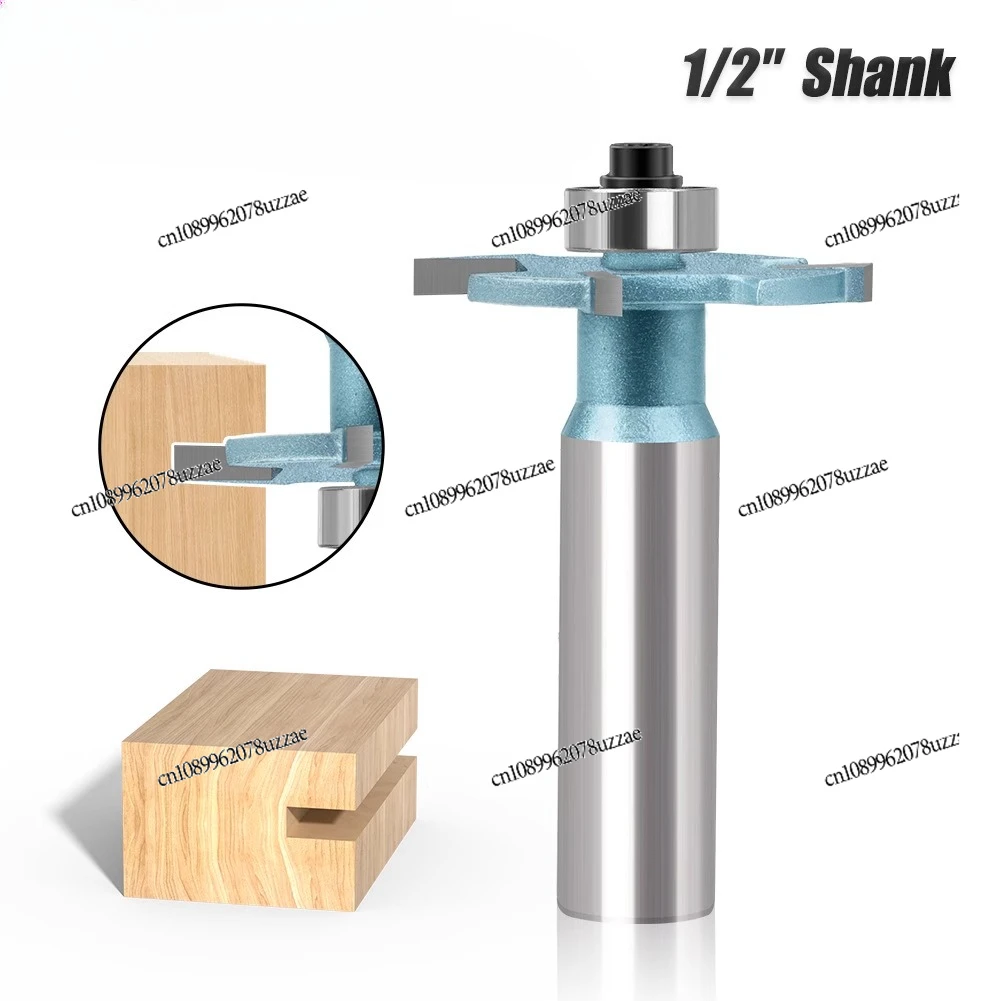 Four-edged Ball T-knife 12-handle Slotting Knife Alloy 4-tooth Side Handle Trimming Machine Knife