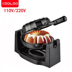 XEOLEO Flip Bread Machine 1800W Komercyjna wielofunkcyjna domowa maszyna do robienia ciast Śniadanie Dwustronne ogrzewanie Deser 220V