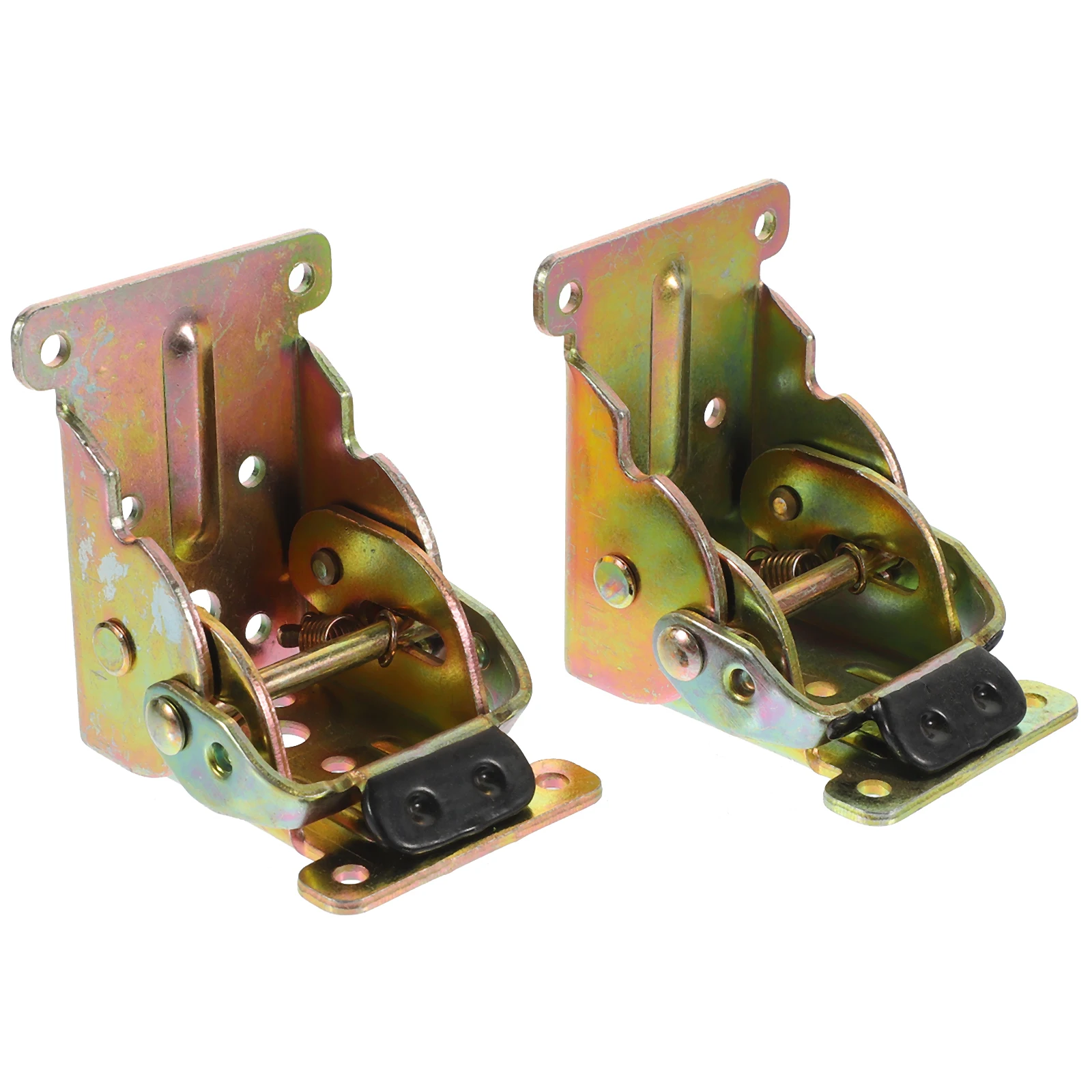 

2pcs 90 Degree Self-locking Folding Hinge Black Heavy Duty Table Chair Desk Legs Hinges Smooth Connection Foldable Hardware