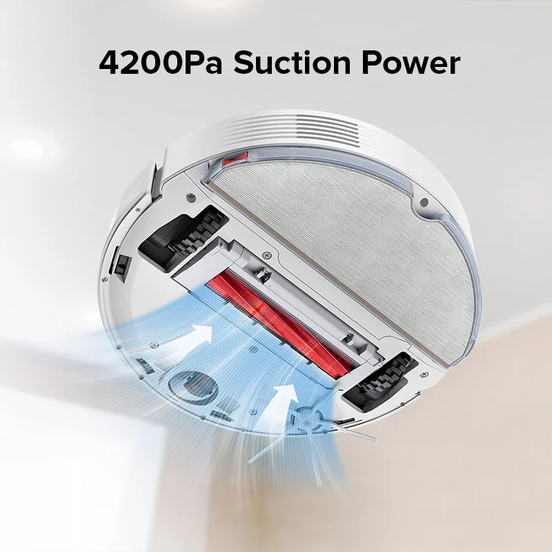 Vacuum Cleaner With Auto-Empty Dock Pure 4200Pa Suction Power App Control Robot Vacuum Cleaner