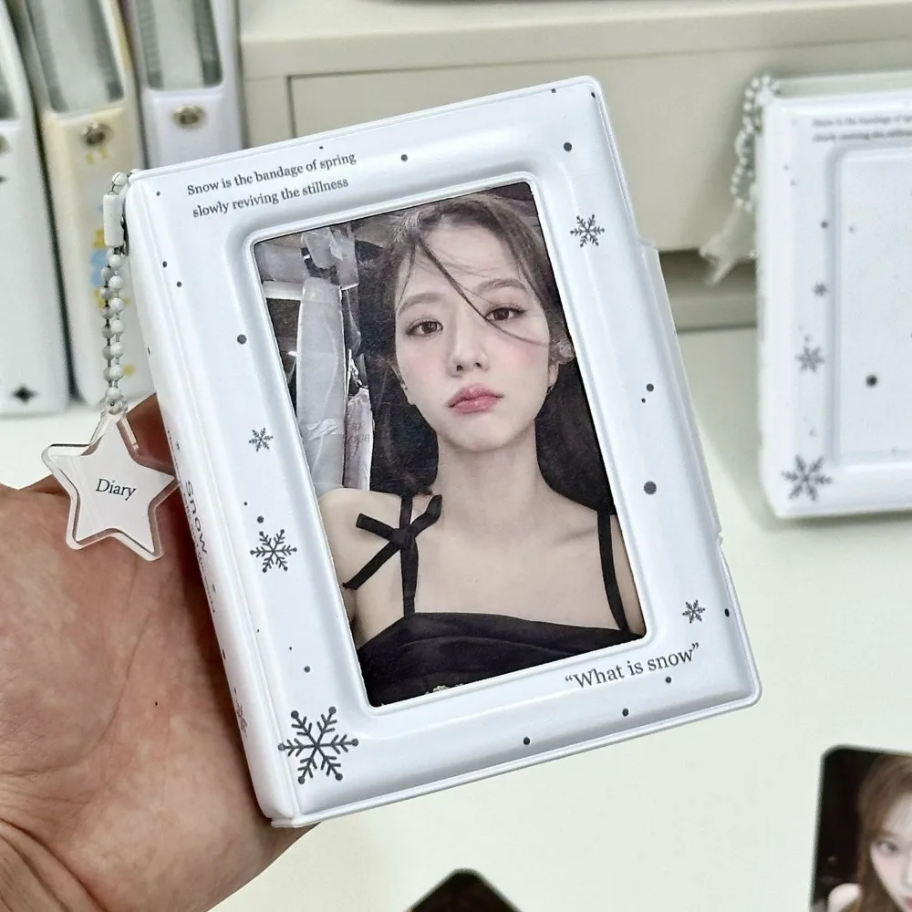 Creative 3 inch Kpop Album Mini 32 Pockets Idol Photo Holder Gift Cartoon Photocard Holder