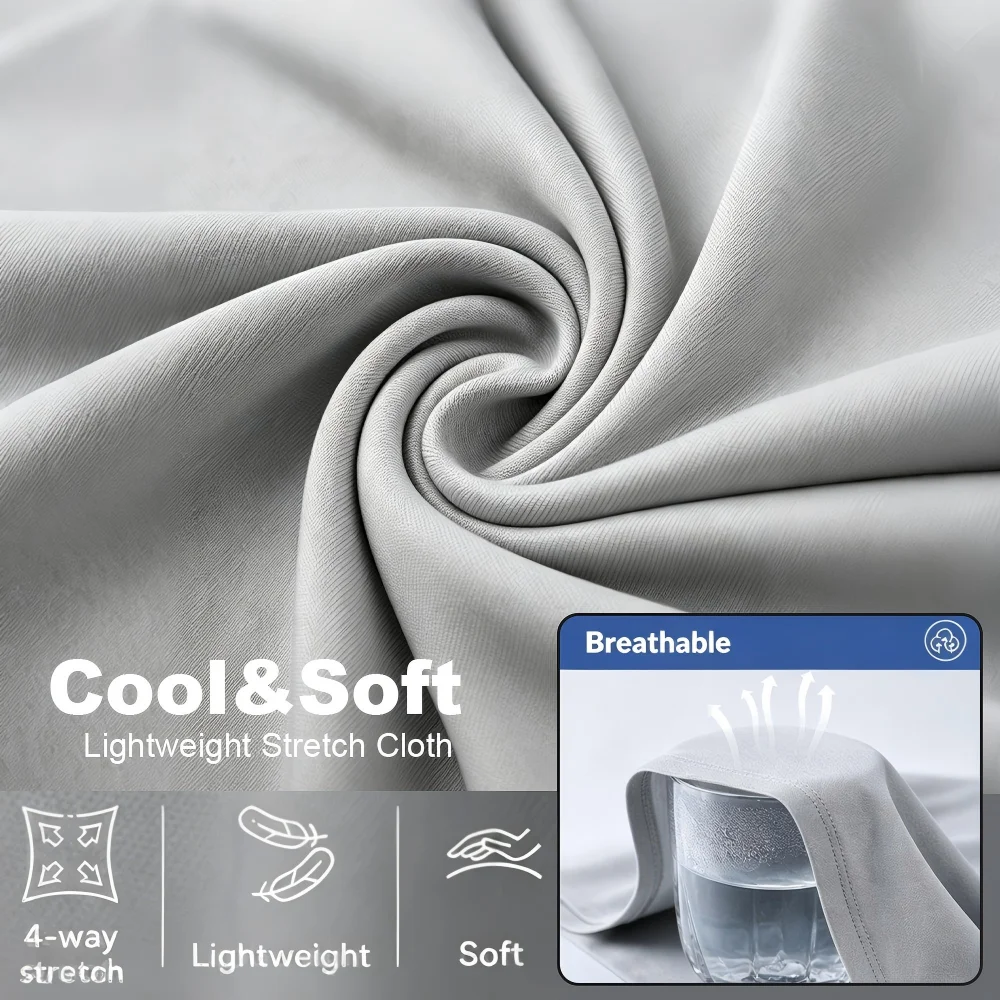 Memory Foam Pillowcase Cervical Pillowcase Pillow Protector Standard Size Only Cooling Fabric Portable Home Use, Pillowcase Only