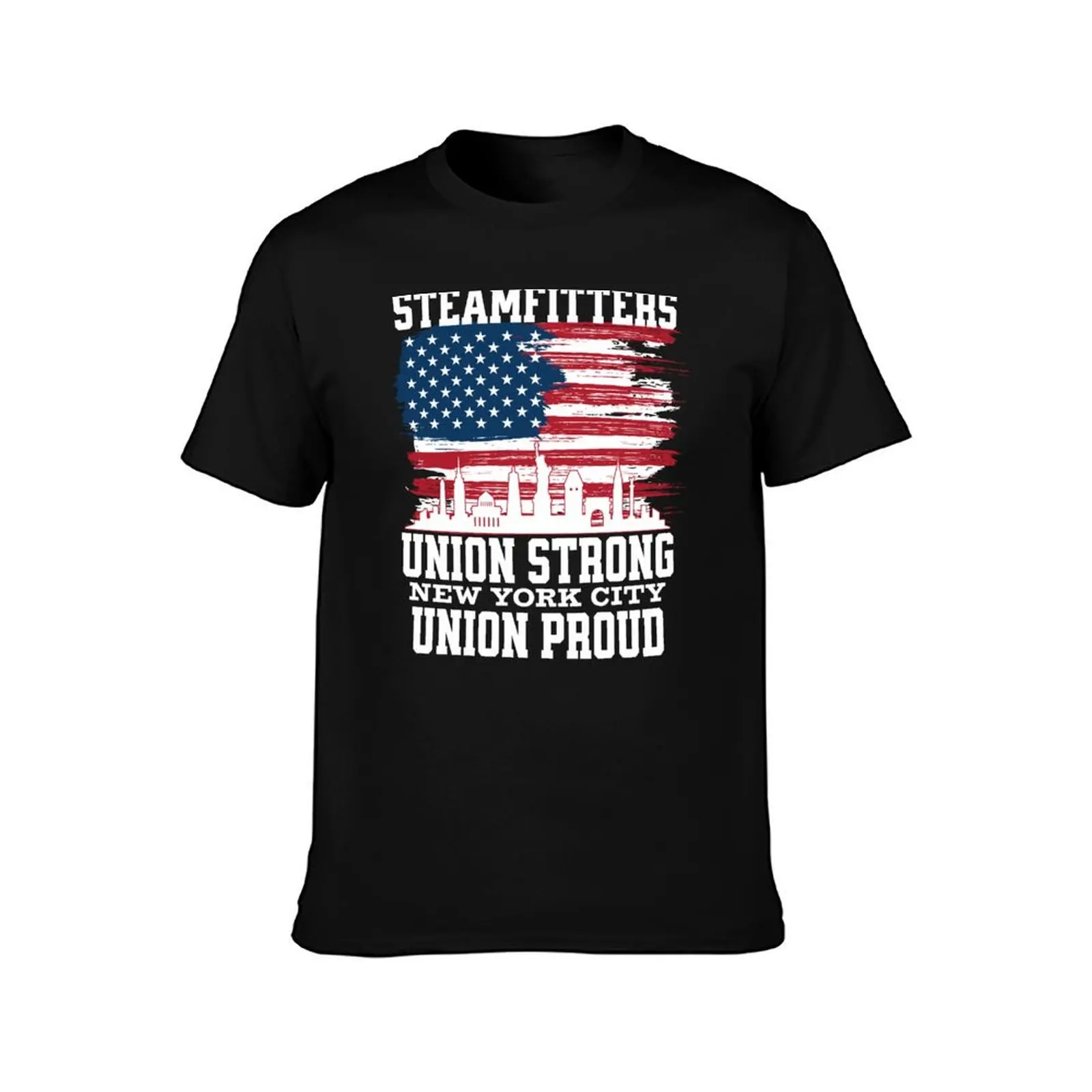 Steamfitters Union Strong Union Proud Steamfitters Pipefitters T-Shirt Regular Fit Plain Tee Shirt T-Shirt