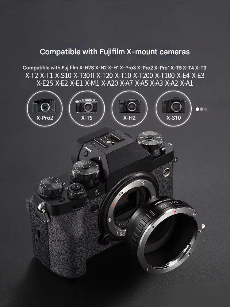 Adapter M42-FX, Canon EF-FX/EF-S Lenses, Nikon G Mount, Minolta MD/MC, Pentax Vs. Leica M, Fujifilm X Micro single lens mount
