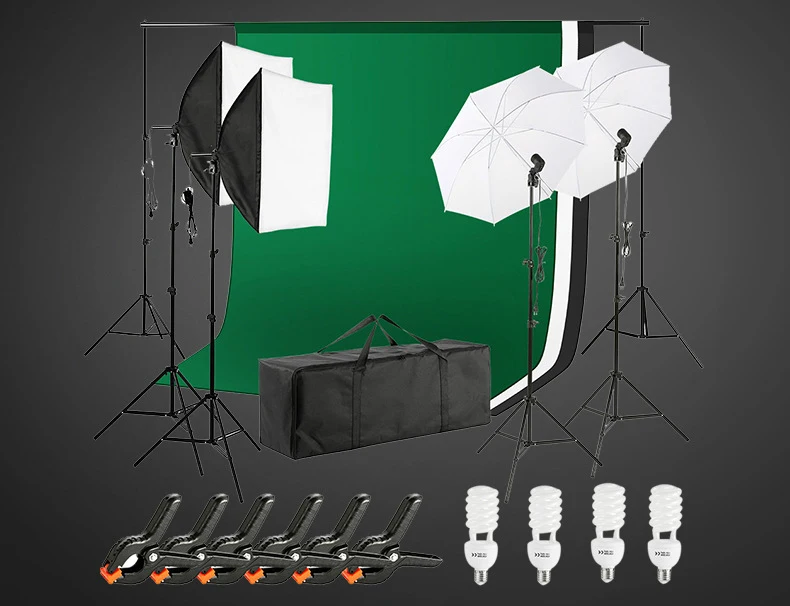 Hot Sell Stand Camera Photography Equipment Background Professional Softbox Light Backdrop with Photography