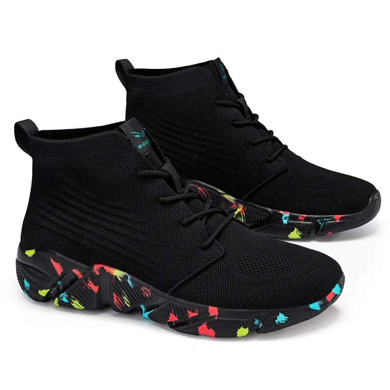 Nouveau hiver haut femmes baskets chaussettes chaudes bottes hommes chaussures De sport Zapatillas De Mujer hommes chaussures décontractées taille 47 Tenis jean