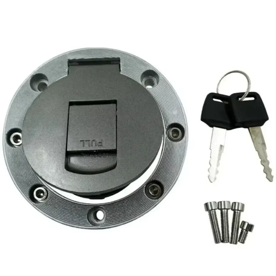 1x Universal Motorcycle Bike Modified Gas Cap Fuel Tank Cover Lock with 2 Keys Kit