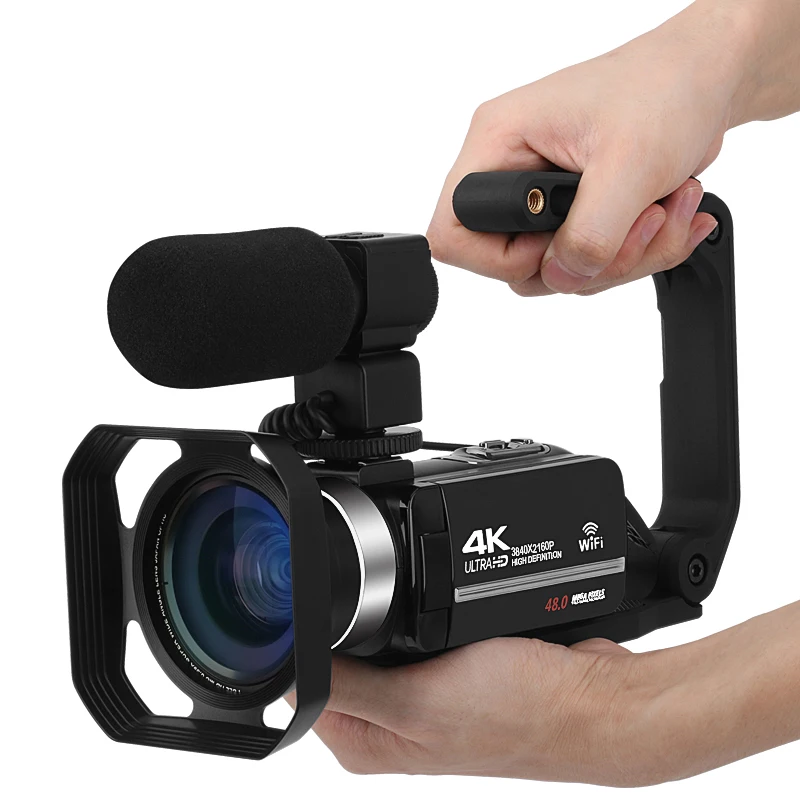 

HD 4K WIFI Digital Video Camera Camcorder with Remote controller Touch Screen Vlogging Camera, YouTube Camera