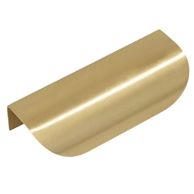 

AA81-Латунная ручка для медицинского шкафчика, невидимая, для шкафа, мебельная, современная, простая дверная ручка