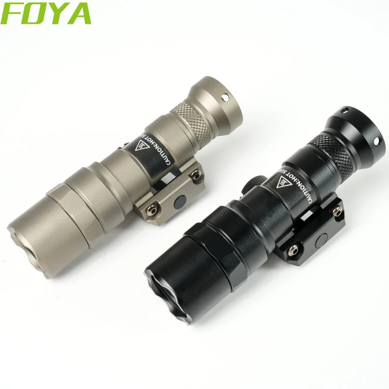 التكتيكية الادسنس SF M300B M600B في الهواء الطلق سلاح كشاف ضوء M600M300 مصباح يدوي الصيد صالح 21 مللي متر Picatinny السكك الحديدية
