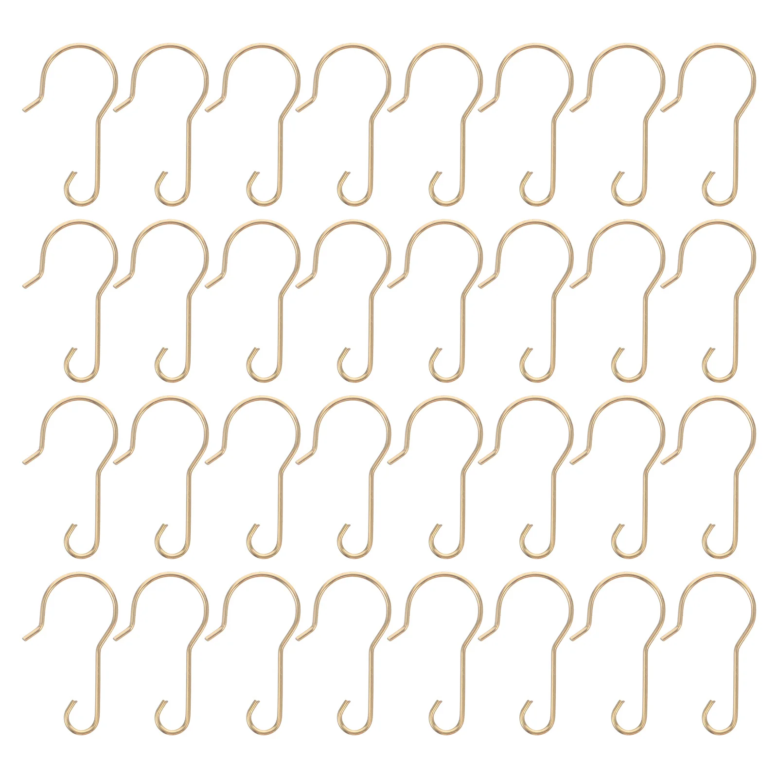 

200Pcs Holiday Decoration Hooks Weatherproof Metal Hanging Hooks for Christmas Lights Garden Lanterns Outdoor Decor Utility
