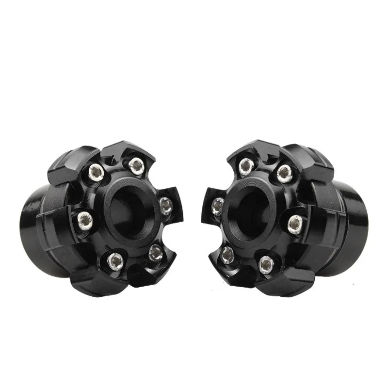 2Pc Motorcycle Front Rear Fork Wheel Crash Protector Modification Universal Accessorie Personality Shock Absorbe Anti-fall Block