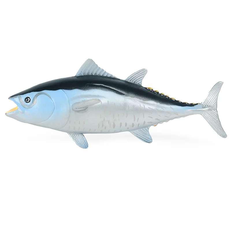 Simulation animal model solid marine life tuna tuna tuna tuna children's cognitive toy plastic ornaments