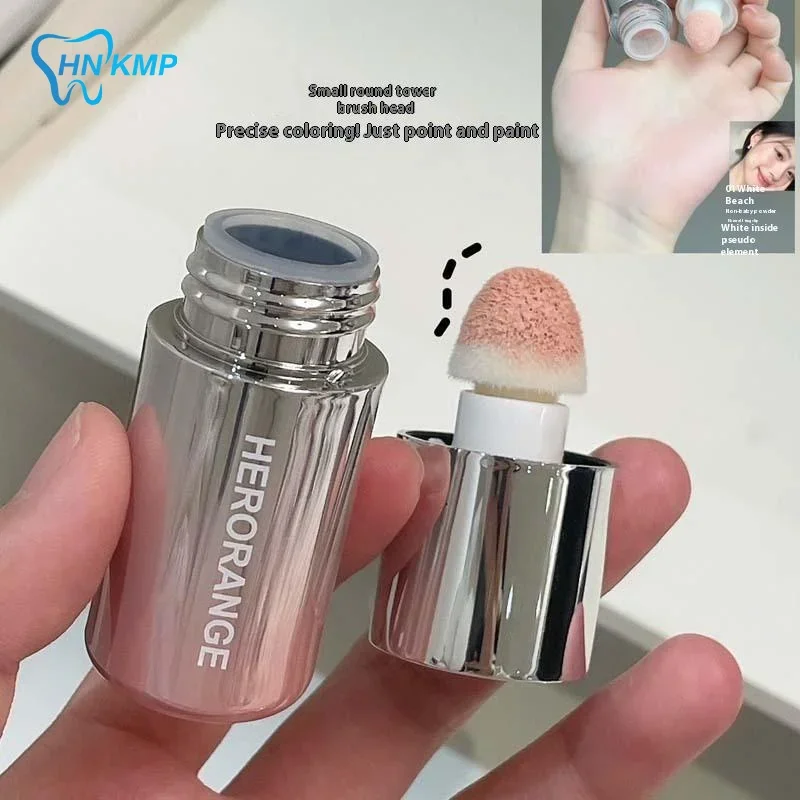 5 Colors Face Liquid Blusher Smooth Cheek Eye Mousse Blush Matte Glitter Highlighter Stick Rouge Waterproof Contour Makeup