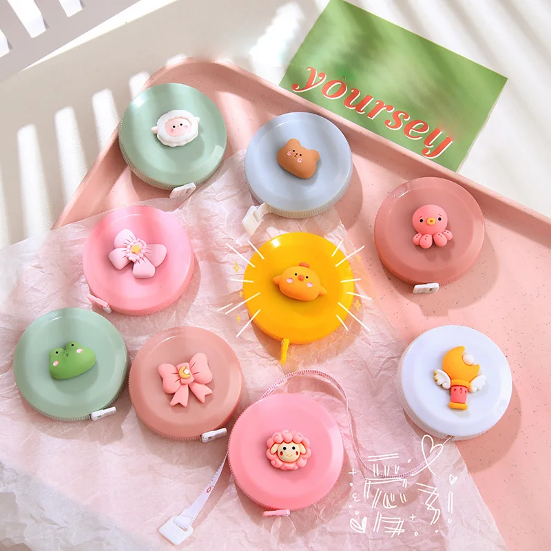 الكرتون 150 سنتيمتر/60 "شريط التدابير المحمولة قابل للسحب حاكم الأطفال الارتفاع حاكم سنتيمتر بوصة لفة الخياطة خياط شريط القياس