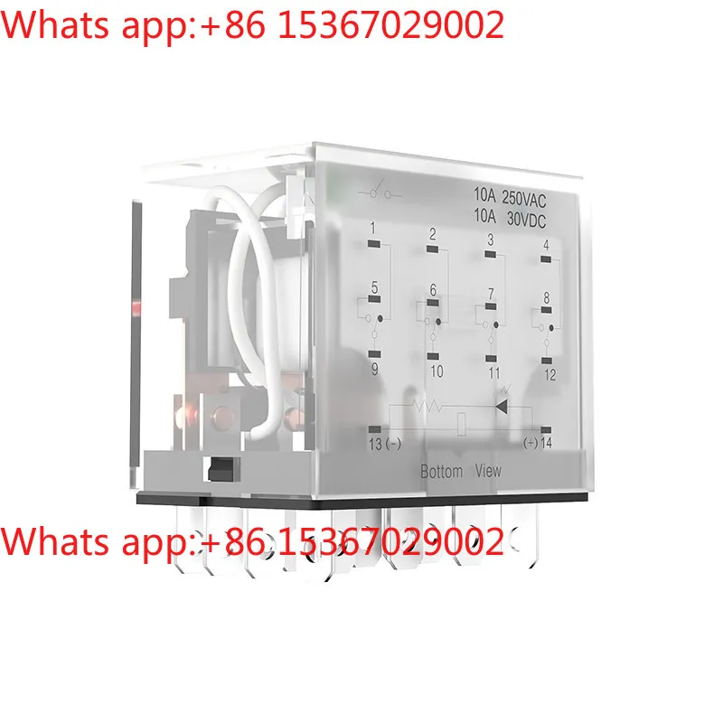 Relay 220v AC middle 24v small dc electromagnetic 12v volt 14 pin contact K710