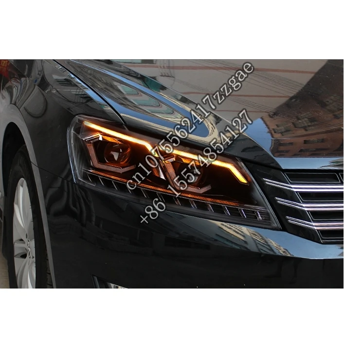 US version Projector lens LED headlight for Passat B7