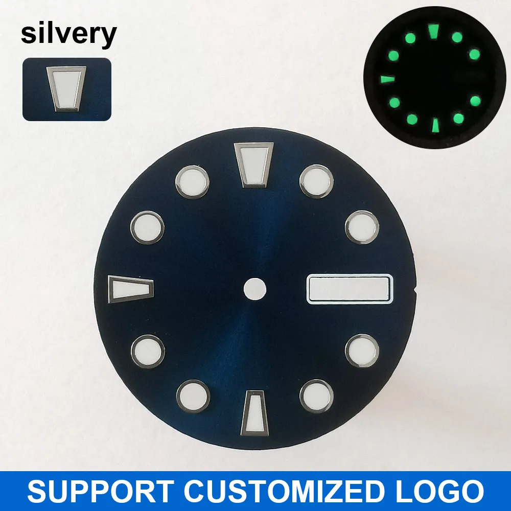 28,5 mm Zifferblatt Leuchtendes Zifferblatt Geeignet für NH-36 Uhrwerk Mechanische Uhr Montage Teile Modifikation Individuelles LOGO/Name – Detail 9