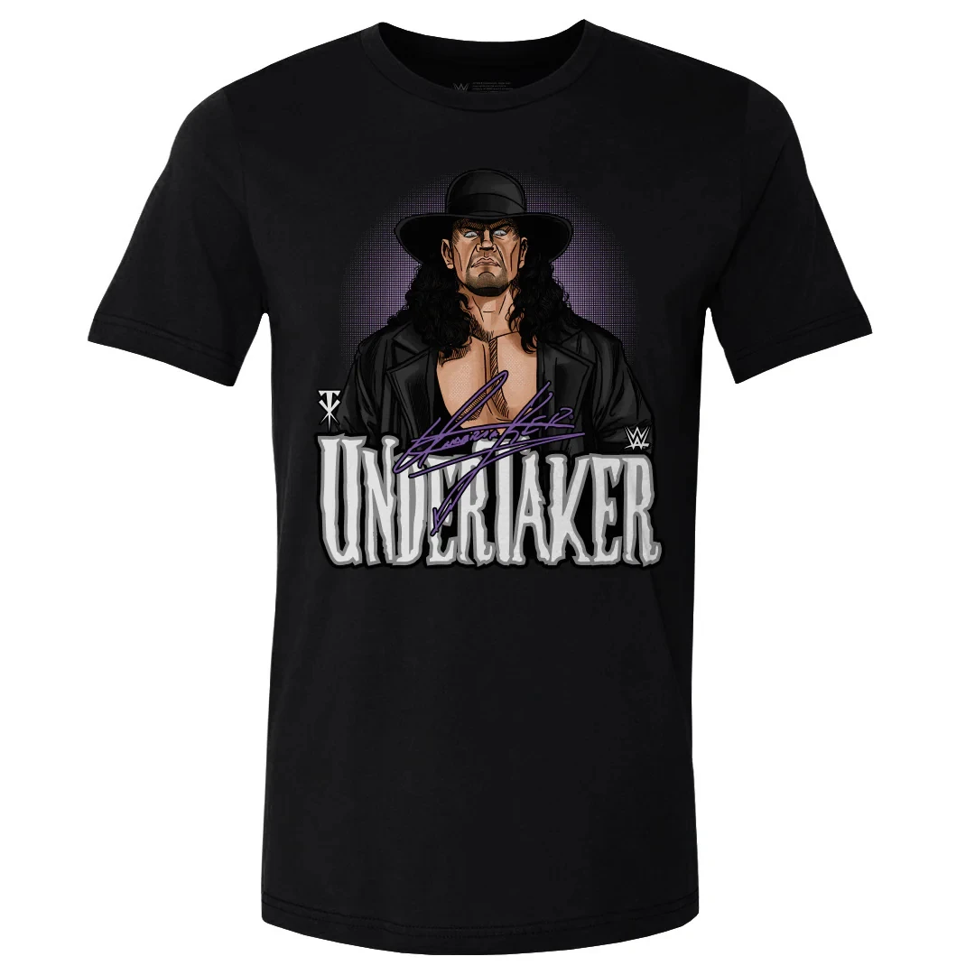 2024 Summer Men's 3D Printed Wrestler Undertaker T-shirt Children's Street Sports Top