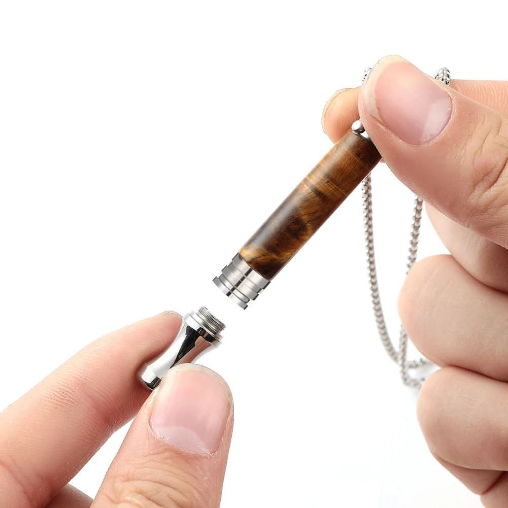 الفولاذ المقاوم للصدأ التنفس قلادة لتخفيف القلق Breathlink الإقلاع عن التدخين Vaping قلادة وقف التدخين الإيدز القلائد تململ