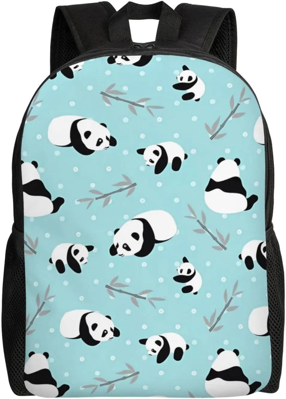 Tie Dye Panda Backpack Cute Animal School Bag Print Bookbag for Women Men Simple Modern Lightweight for Travel Hiking Sport