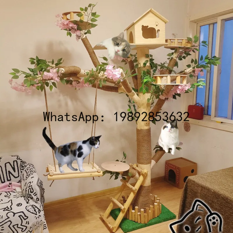 CZ Cat House Integrated Toy Teasing Cat Climbing Frame Tree House