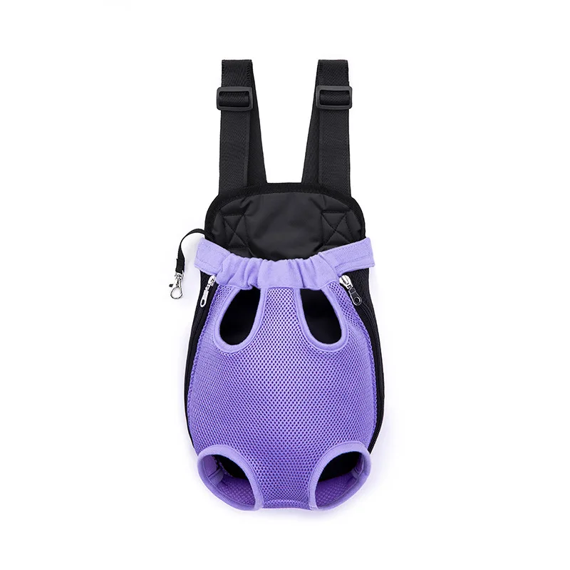 Pet Portable Chest Bag Going Out Pet Cat Bag Dog Mesh Breathable Comfortable Double Shoulder Pet Bag Factory Direct Sales
