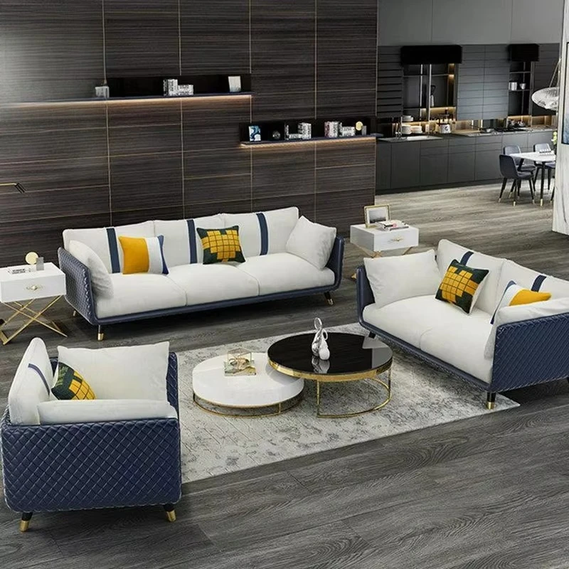 

CP09 China Furniture Wholesale Cream Magic Fabric Combination Sofa Comfortable and Durable Waterproof Apartment Living Room