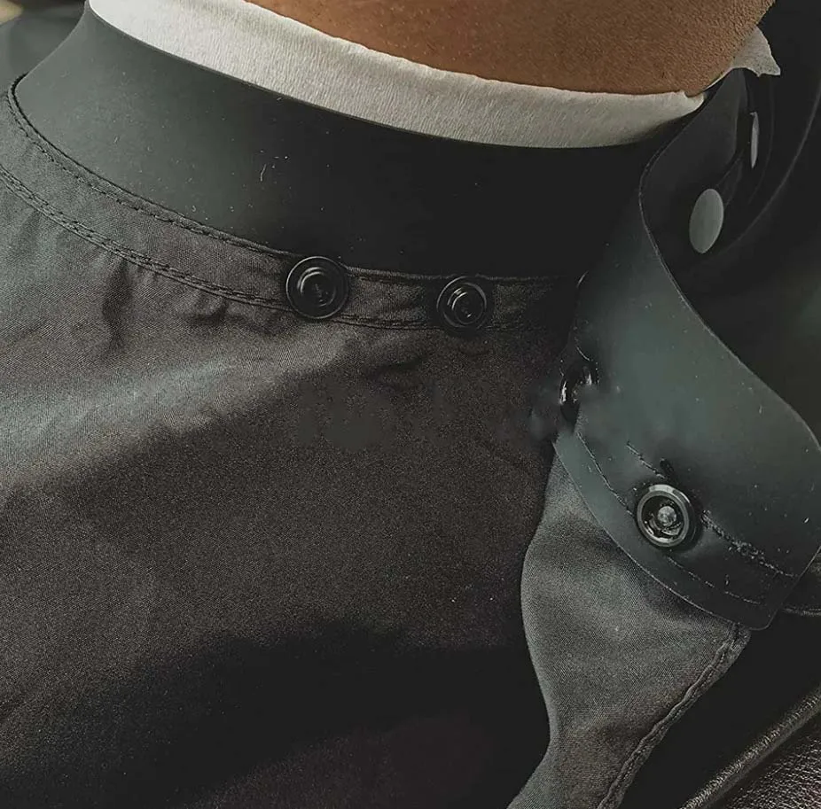 

Custom Logo Silicone Resin Button Collar Cloth Hair Salon Shawl Hairdressing Tool Household Cloth