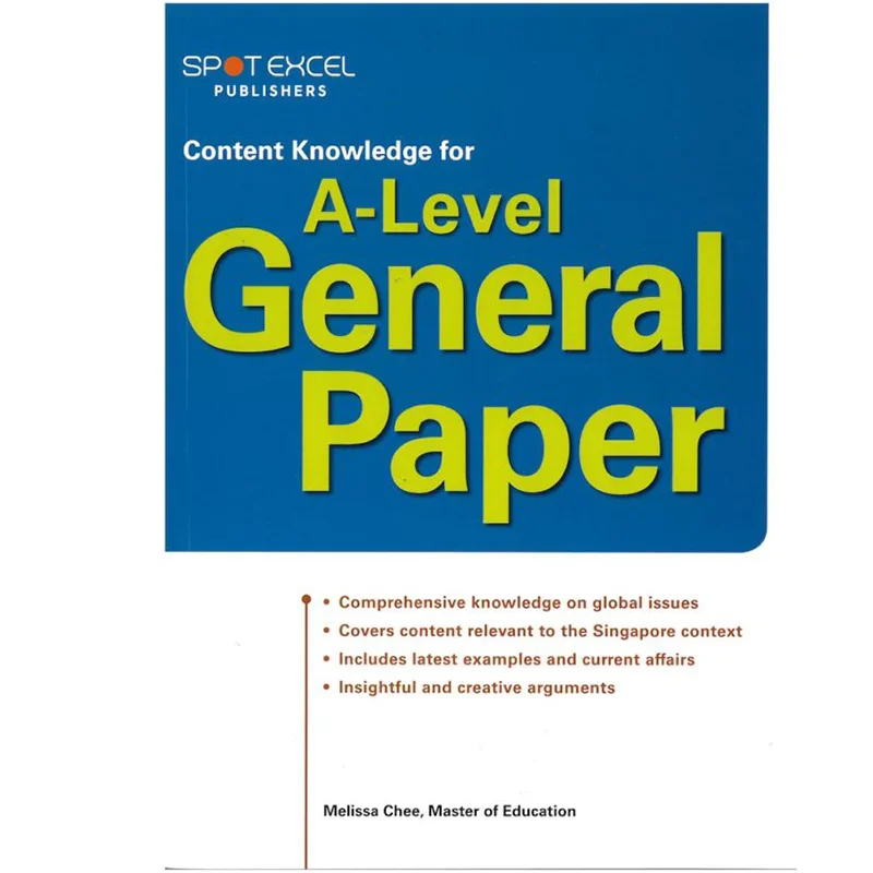Content Knowledge For ALevel General Papers Melissa Chee Curriculum Planning And Development 9789811164323 Book