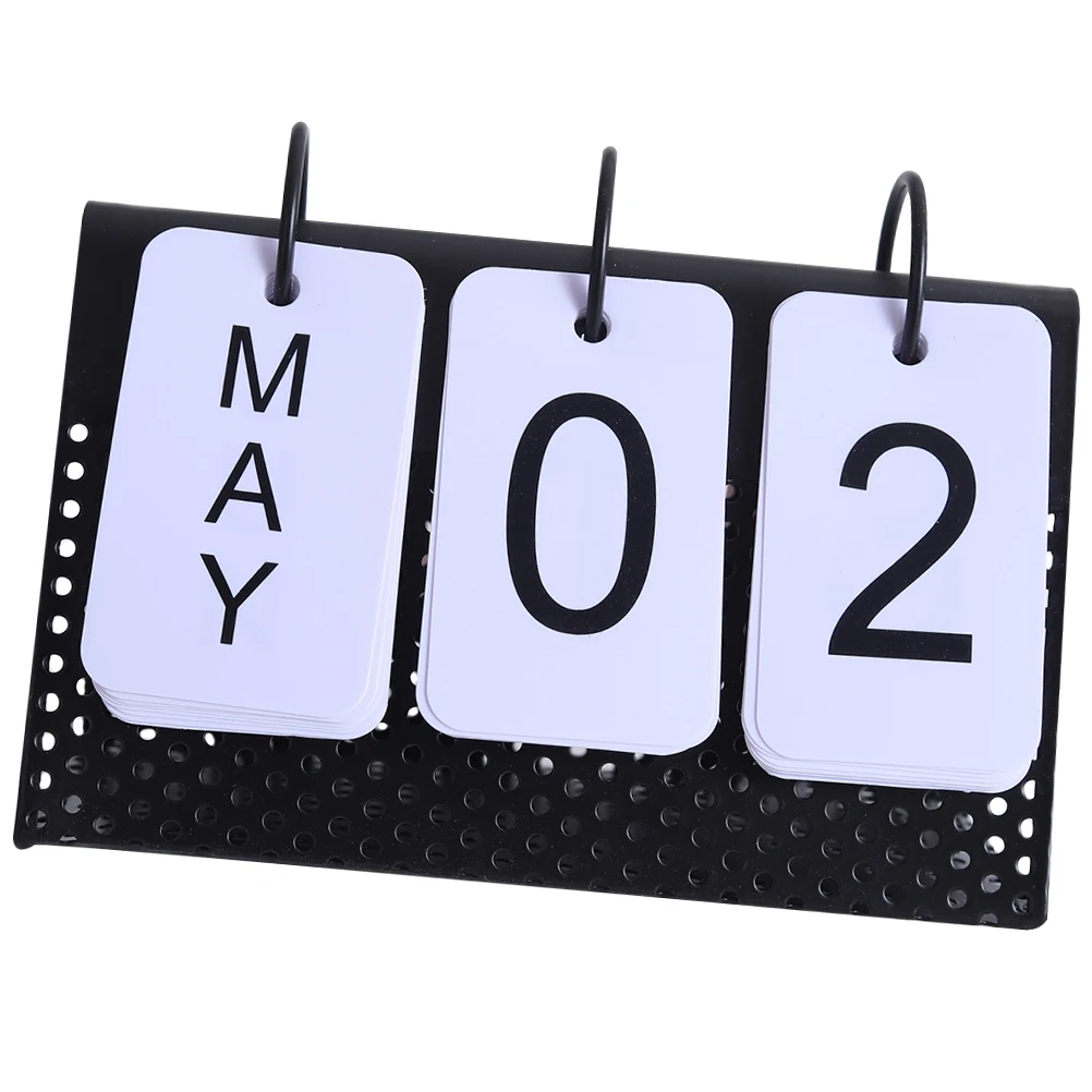 

Iron Frame Desk Calendar Metal Ring Decorative Home Office Desktop Calendar 2023 Business Planner Small Schedule Organizer For