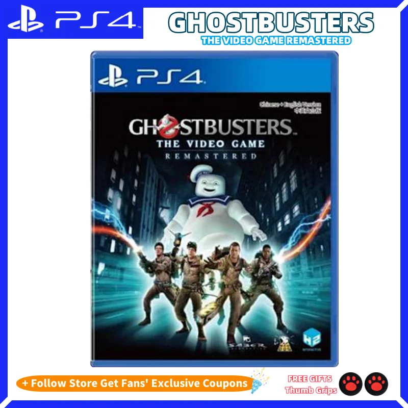 Sony Playstation 4 PS4 Game CD NEW GHOSTBUSTERS THE VIDEO GAME REMASTERED Game Card Deal Playstation 4 GHOSTBUSTERS