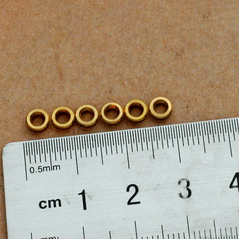 6pcs/lot Knife Original Accessories Brass Screw Nut Rivet Cap For 84MM Victorinox Swiss Army Knives Recruit 0.2503 Bantam 0.2303