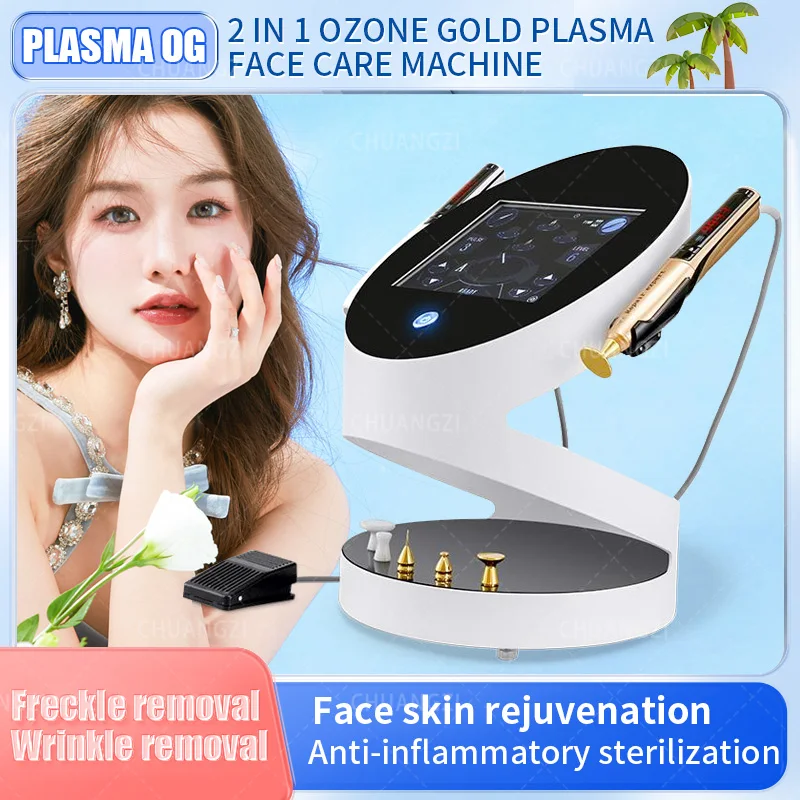 

New 2 in1Plasma Effective Plasma Pen For Eyelids Lifting Ozone Pen Plasma Acne To Acne India Acne Pit Skin Care Beauty Machine